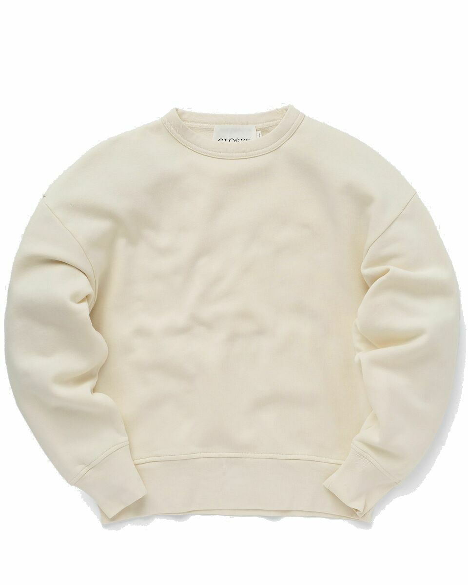 Photo: Closed Basic Crewneck Beige - Womens - Sweatshirts