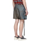 Fear of God Grey Iridescent Military Shorts