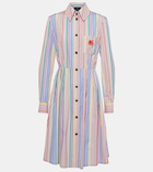 Etro Striped cotton shirt dress