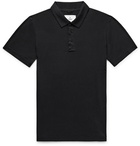 Reigning Champ - Pima Cotton-Jersey Polo Shirt - Black