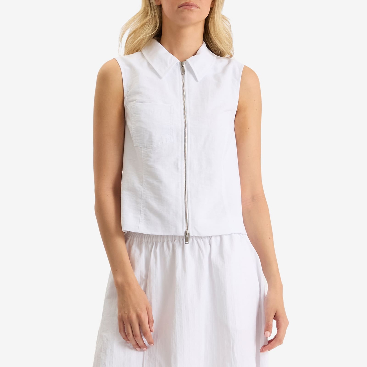 Samsøe Samsøe Women's Sariana Vest in Bright White