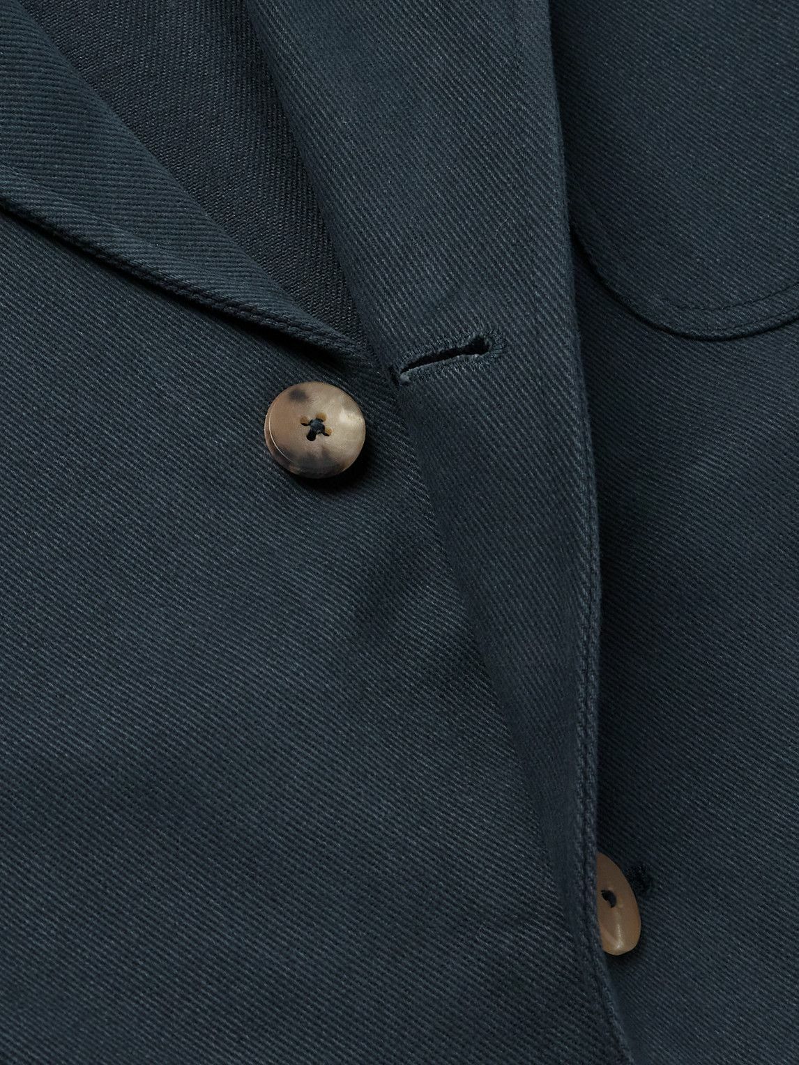De Bonne Facture - Traveler Cotton-Drill Jacket - Blue