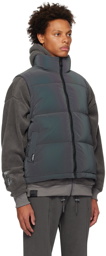 Izzue Gray Reflective Down Vest