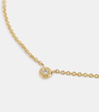 Octavia Elizabeth Nesting Gem 18kt gold necklace with diamond