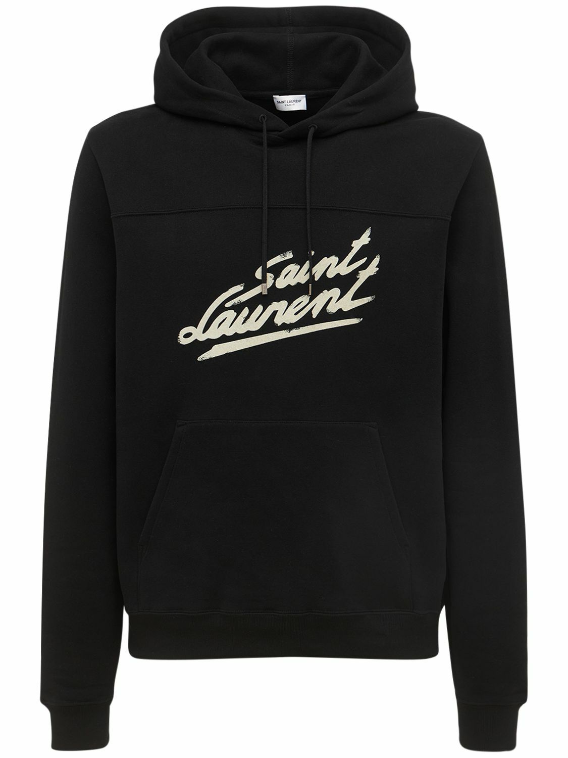 Photo: SAINT LAURENT - '50s Signature Logo Sweatshirt Hoodie