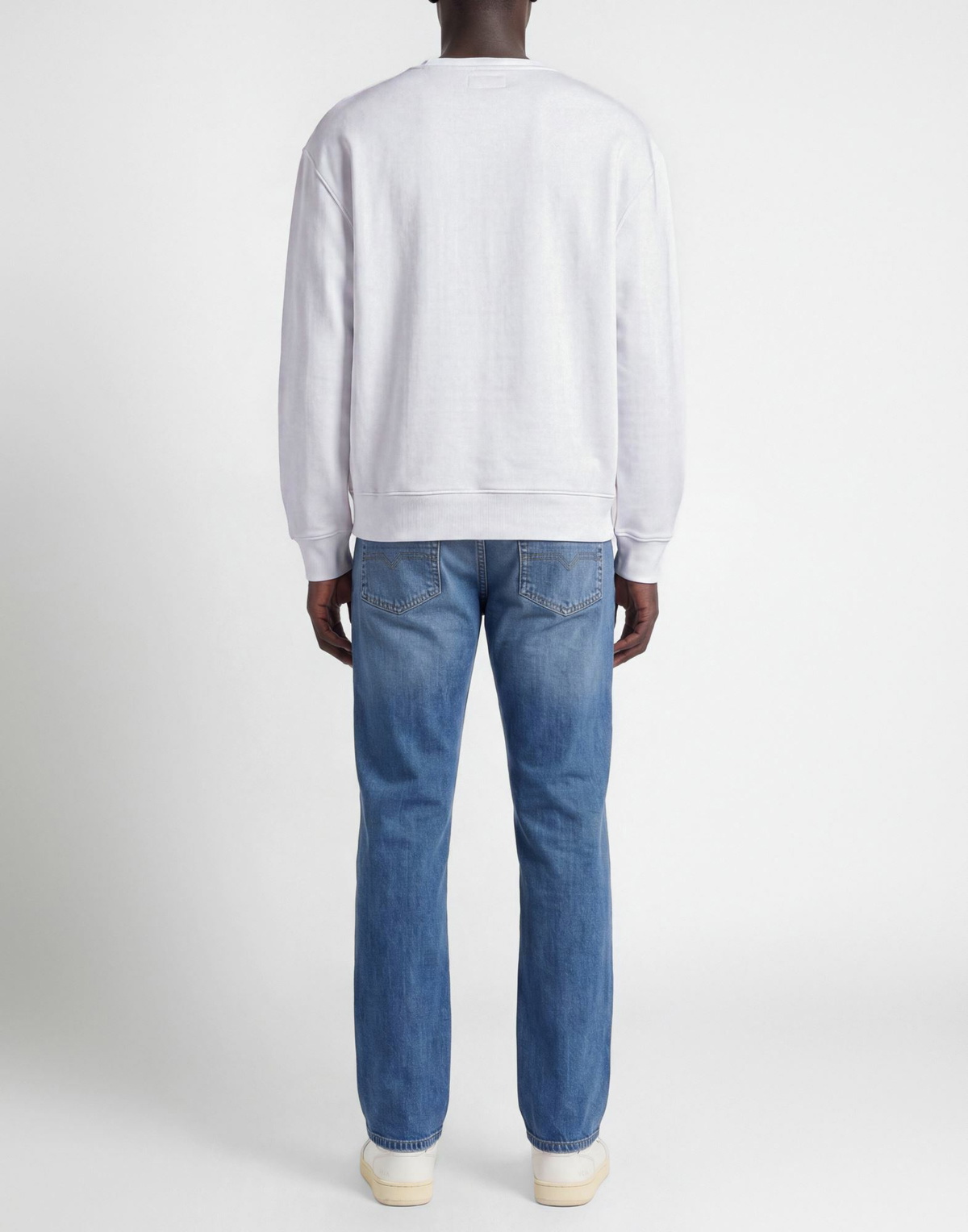 Guess Jeans Mens Sweatshirt in White