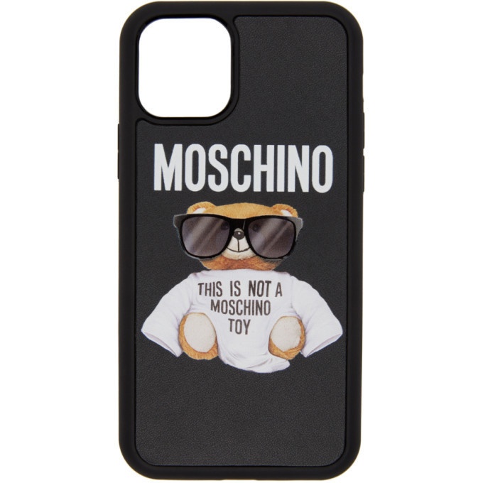 Photo: Moschino Black Bear iPhone 11 Pro Case