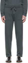 Massimo Alba Blue Cotton Lounge Pants