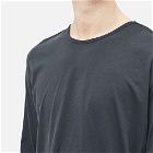 Our Legacy Men's Long Sleeve Parachute T-Shirt in Old Black Clean Jersey