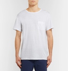 Onia - Chad Slub Linen-Blend T-Shirt - Men - Off-white