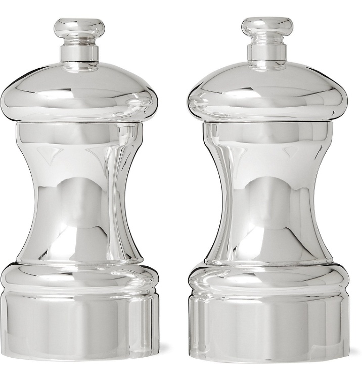 Photo: Soho Home - Audley Silver-Plated Salt and Pepper Grinder Set - Silver