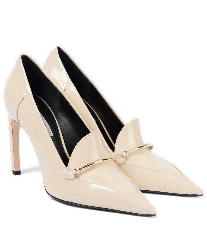 Photo: Victoria Beckham Leather loafer pumps