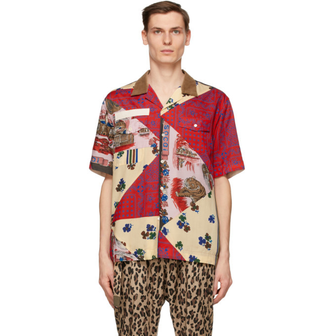 Sacai Multicolor Hank Willis Thomas Edition Mix Print Archive