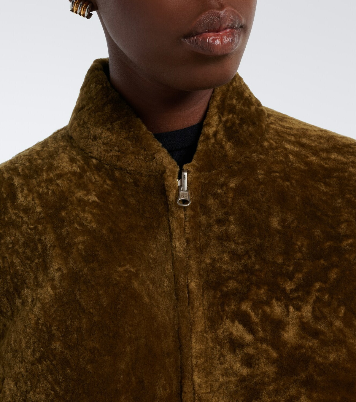 Arma Azra shearling bomber jacket