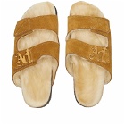 Palm Angels Women's Comfy Slipper Sandals in Beige
