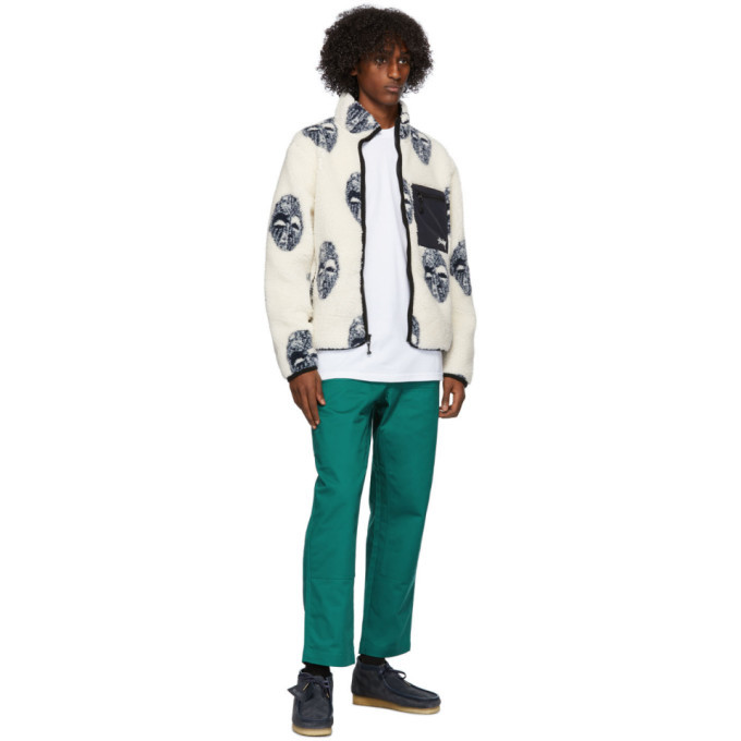 Stussy Off-White Sherpa Mask Jacquard Jacket Stussy