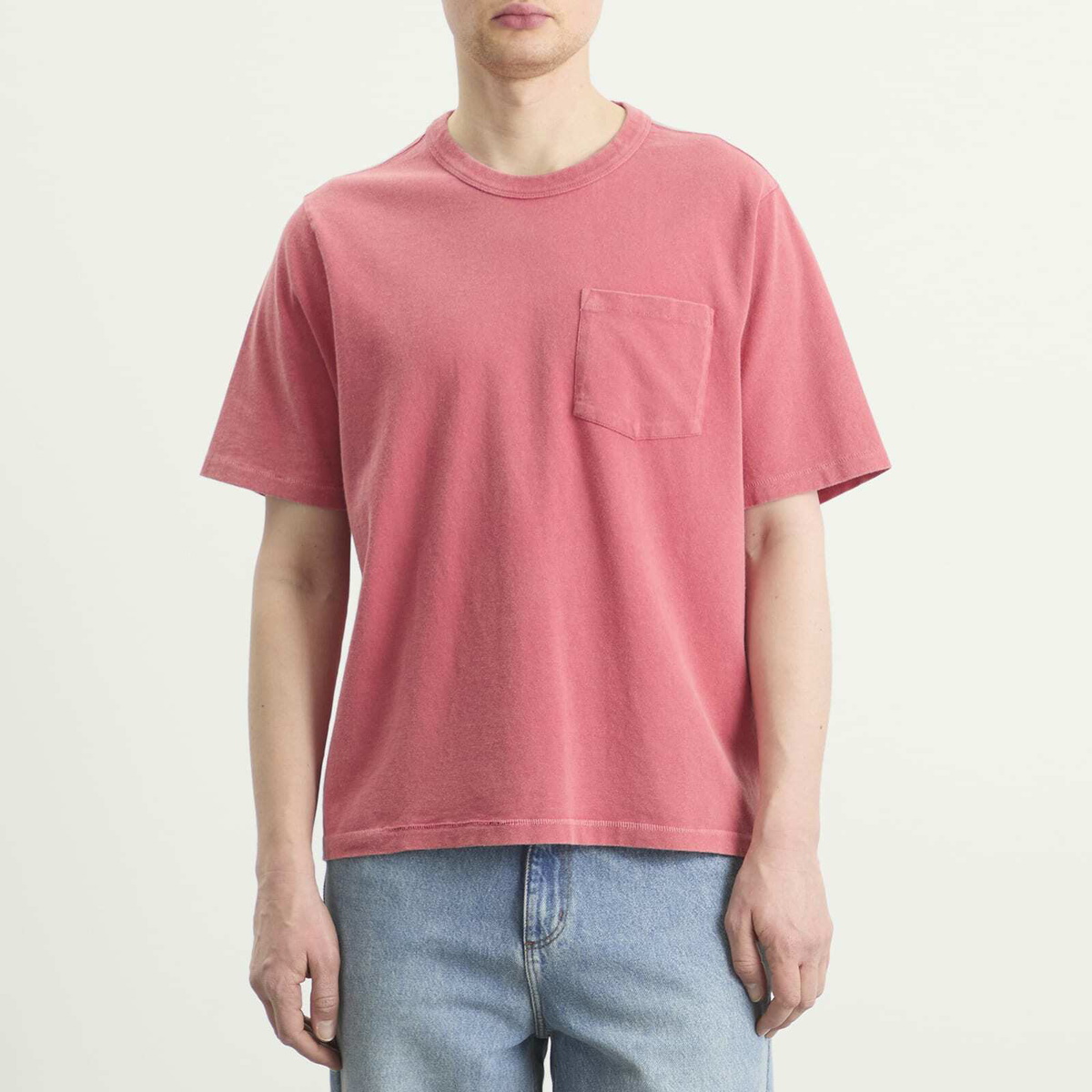 Corridor Men's Garment Dye T-Shirt in Red