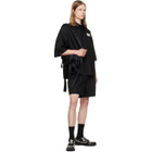 Simone Rocha Black Beaded Classic Bow Crossbody Bag