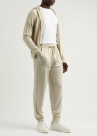John Smedley Henning Wool Sweatpants Beige