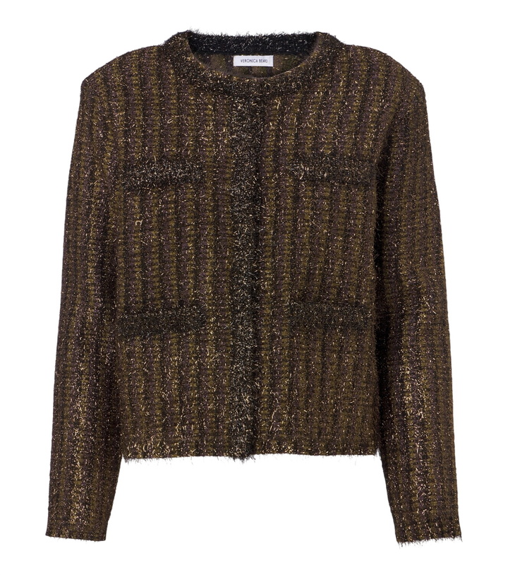 Photo: Veronica Beard Keziah cropped knitted jacket