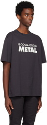 Wood Wood Black Haider Metal T-Shirt