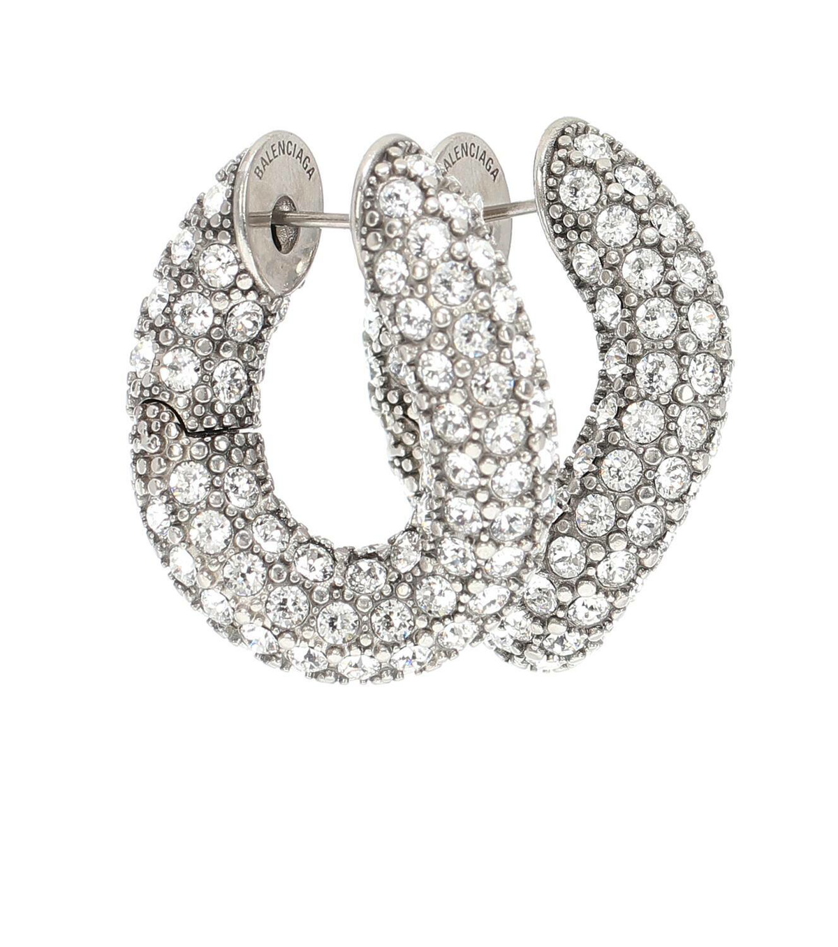BALENCIAGA Hoop ピアス silver S925 Women's Loop Earrings in Silver | Balenciaga US