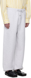 JACQUEMUS Gray La Croisière 'The Torneo' Sweatpants