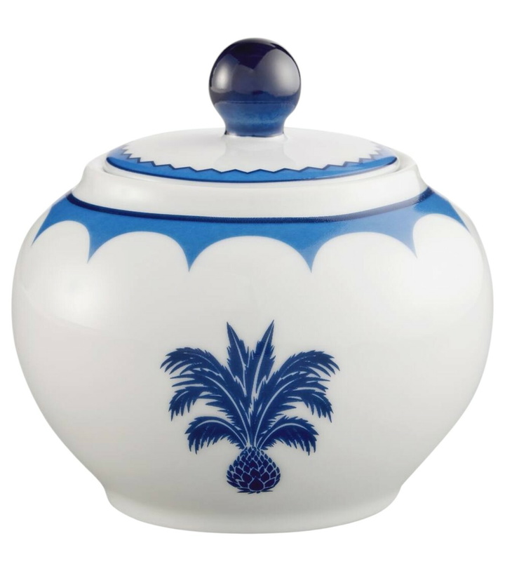 Photo: Aquazzura Casa Jaipur porcelain sugar bowl