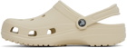 Crocs Beige Classic Clogs