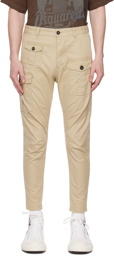 Dsquared2 Beige Sexy Cargo Pants