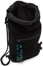 SJYP Black Canvas Backpack