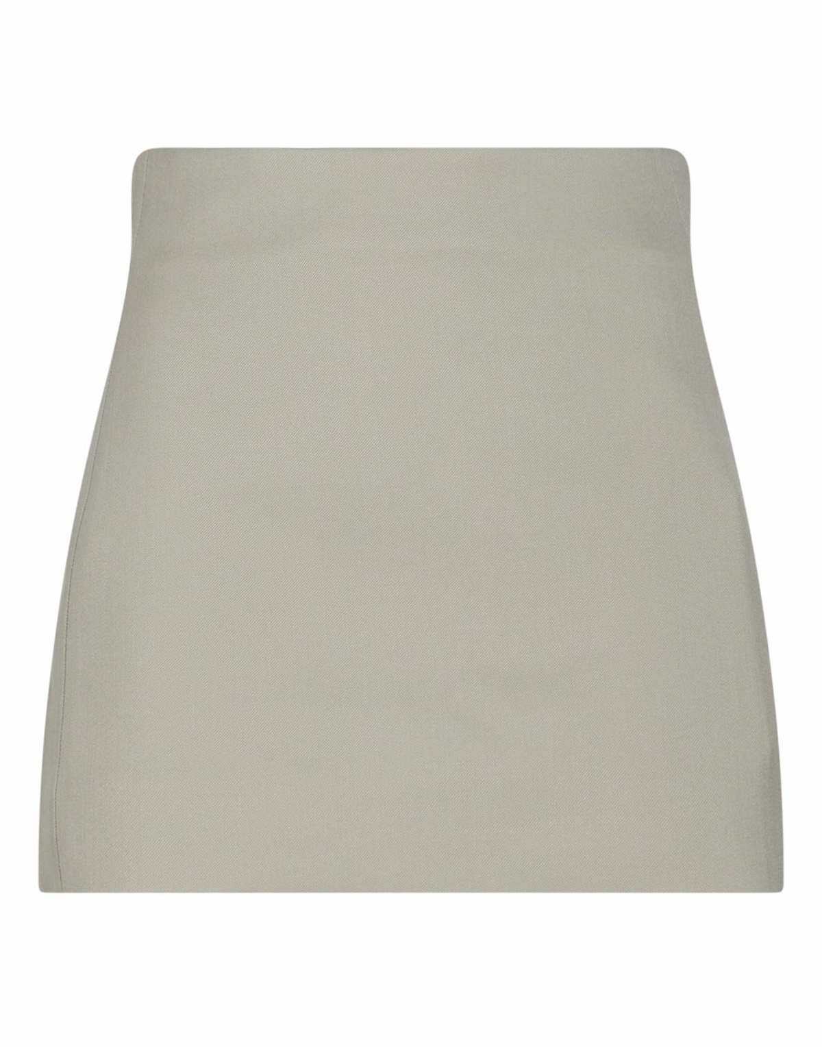 Wardrobe. nyc Womens Mini skirt Light in Grey