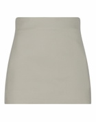 Wardrobe. nyc Womens Mini skirt Light in Grey