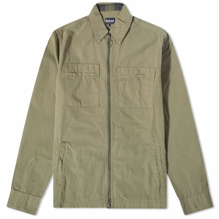 Photo: Barbour Men's Tollgate Overshirt in Agave Green