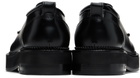 AMI Paris Black Anatomical Toe Derbys