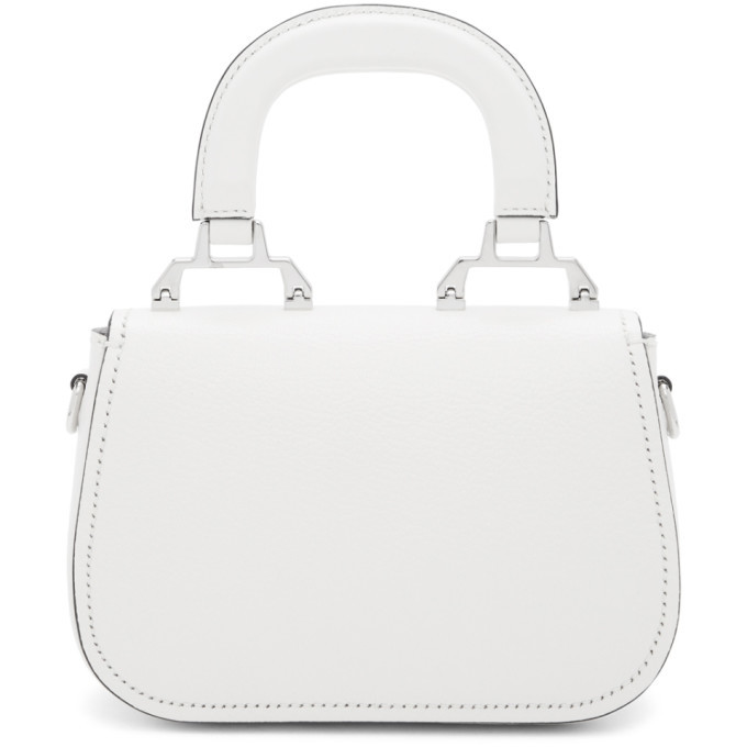 Miu Miu White Mini Top Handle Bag