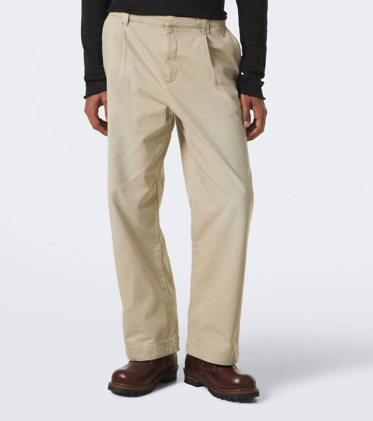 Our Legacy Still pleated cotton chinos