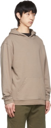 Satta Taupe Cotton Hoodie