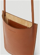 Pocket Necklace Bag in Brown