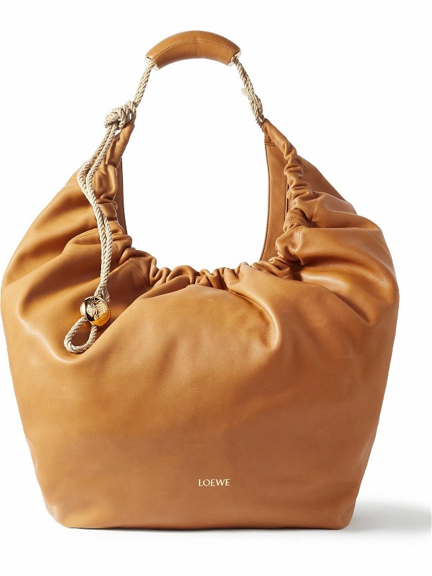 Photo: LOEWE - Paula's Ibiza Squeeze XL Rope-Trimmed Leather Tote Bag