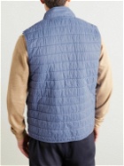 Peter Millar - Greenwich Garment-Dyed Padded Shell Gilet - Blue