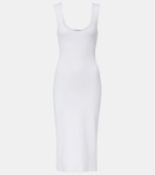 Bottega Veneta Chain-detail ribbed-knit midi dress