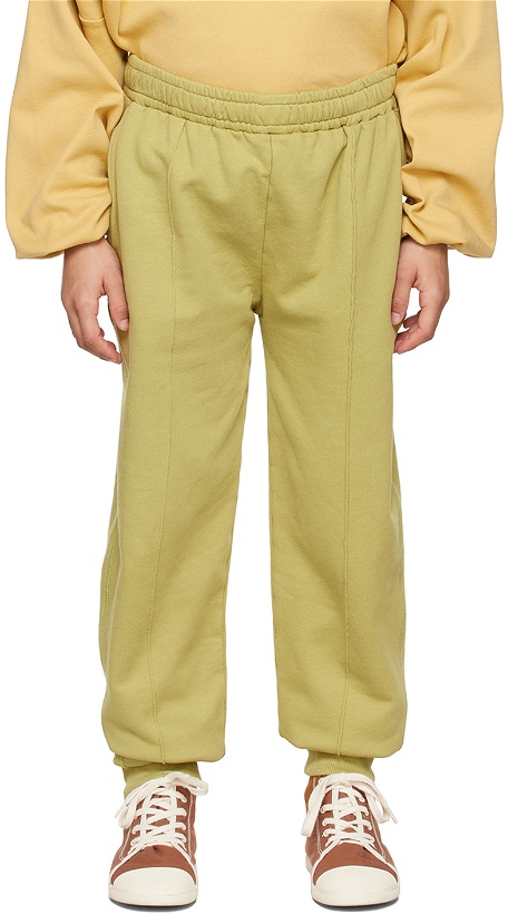 Photo: Repose AMS Kids Green Embroidered Lounge Pants
