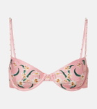 Agua by Agua Bendita Magdalena floral bikini top