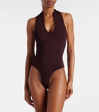 Khaite Toto knitted open-back bodysuit