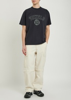 Vowels Zip off Wool-blend Cargo Trousers Off White