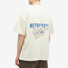 Represent Men's Luggage Tag T-Shirt in Antique White