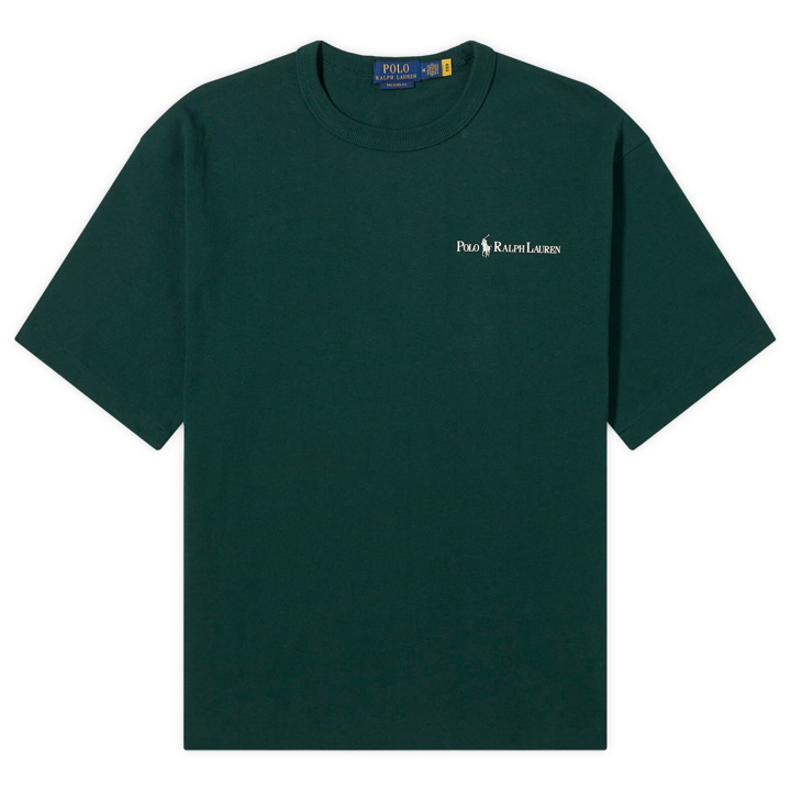 Photo: Polo Ralph Lauren Men's Graphic Logo T-Shirt in Moss Agate