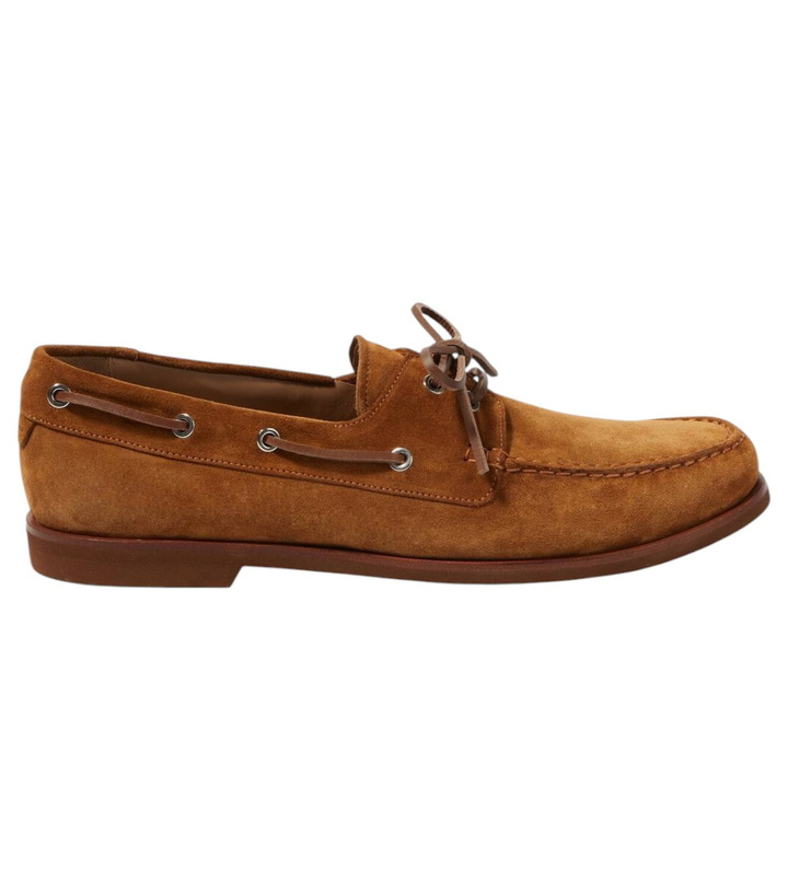 Photo: Gianvito Rossi Vandé suede boat shoes