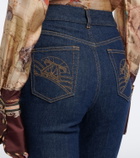 Zimmermann Embroidered flared jeans